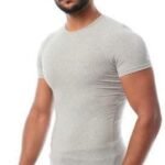 اندر شيرت رجالي قطن ليكرا مريح - مقاسات L, XL, 2XL