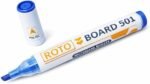 قلم ماركر ROTO BOARD 501 للسبورات البيضاء - سن مشطوف، أزرق وأسود